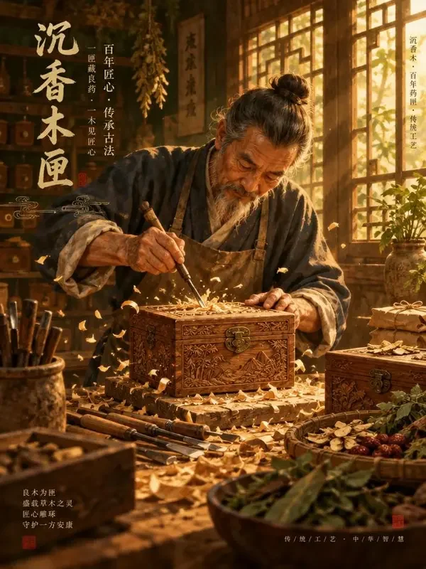 黄果短剧《檀木匠医》短剧封面